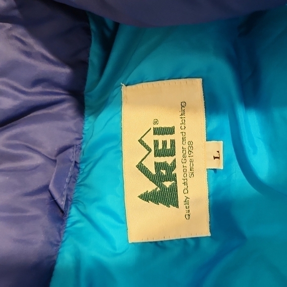 REI Down Vest Blue/purple, Womens Large - Picture 4 of 6